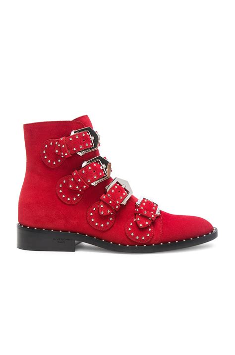 givenchy red suede shoes|givenchy boots women.